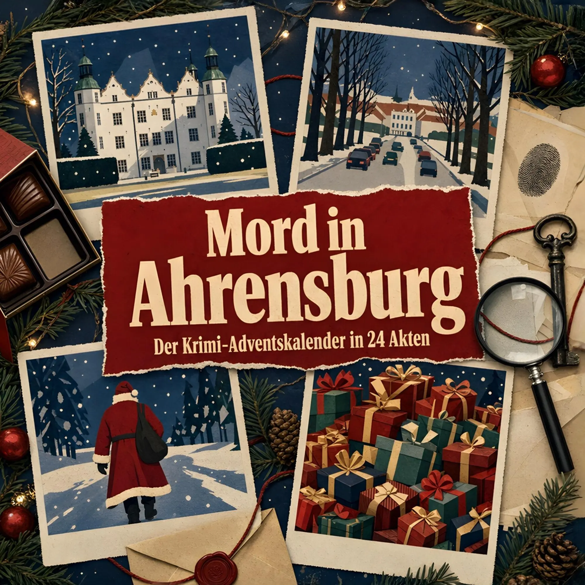 Cover: 9783696114473 | Mord in Ahrensburg | Der Krimi-Adventskalender in 24 Akten | Schneider