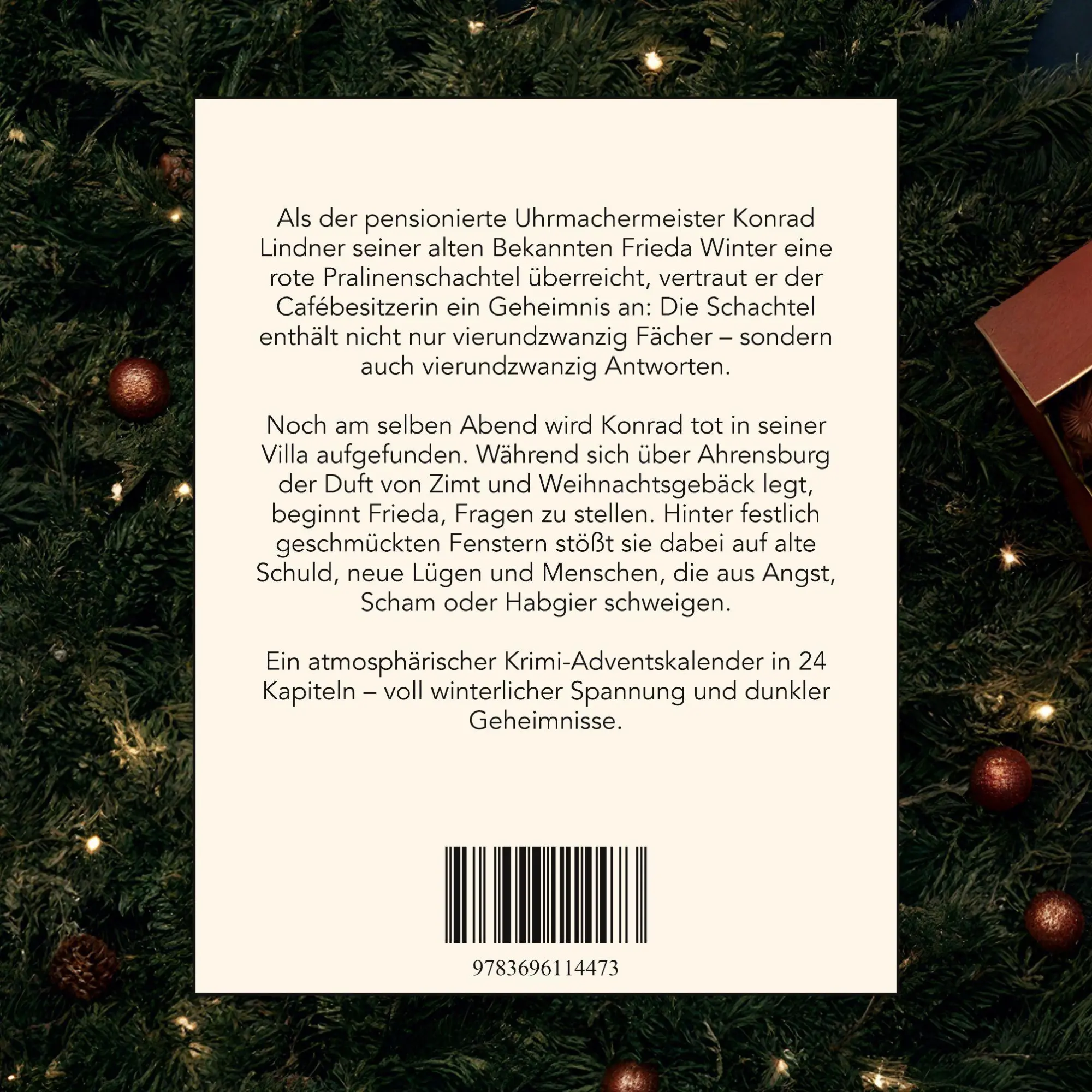 Rückseite: 9783696114473 | Mord in Ahrensburg | Der Krimi-Adventskalender in 24 Akten | Schneider