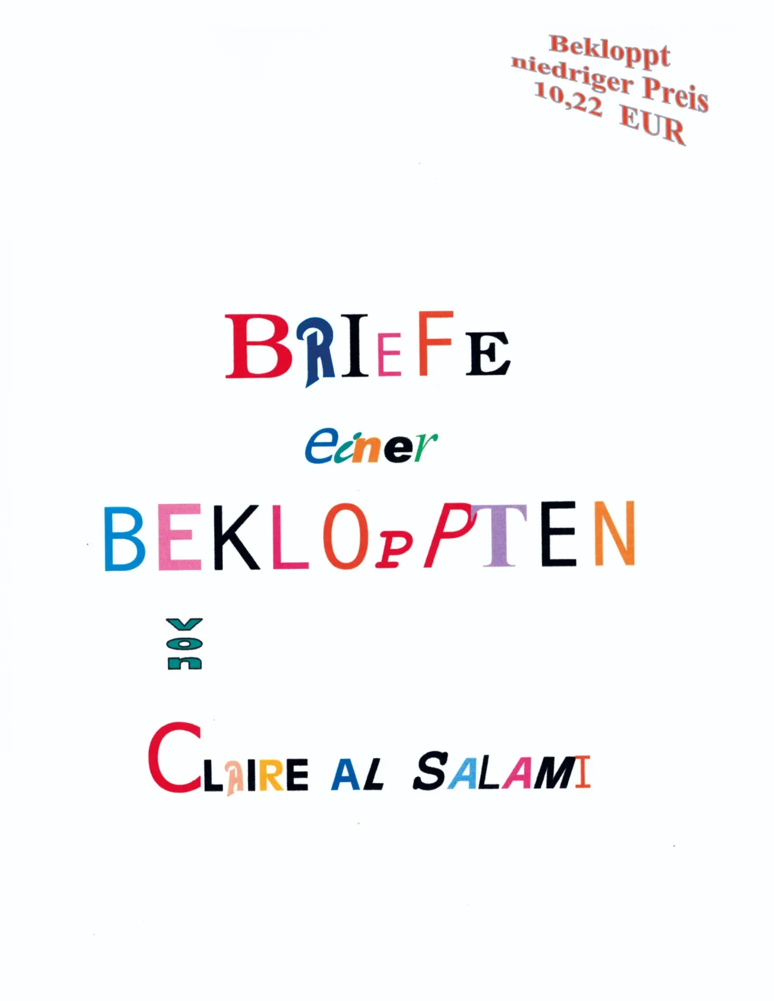 Cover: 9783831124473 | Briefe einer Bekloppten | Claire Al Salami | Taschenbuch | 152 S.