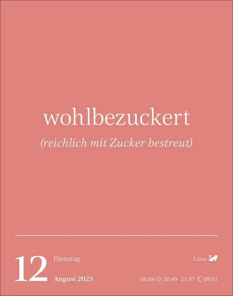 Bild: 9783840034473 | Duden Vergessene Wortschätze Tagesabreißkalender 2025 | Maik Goth