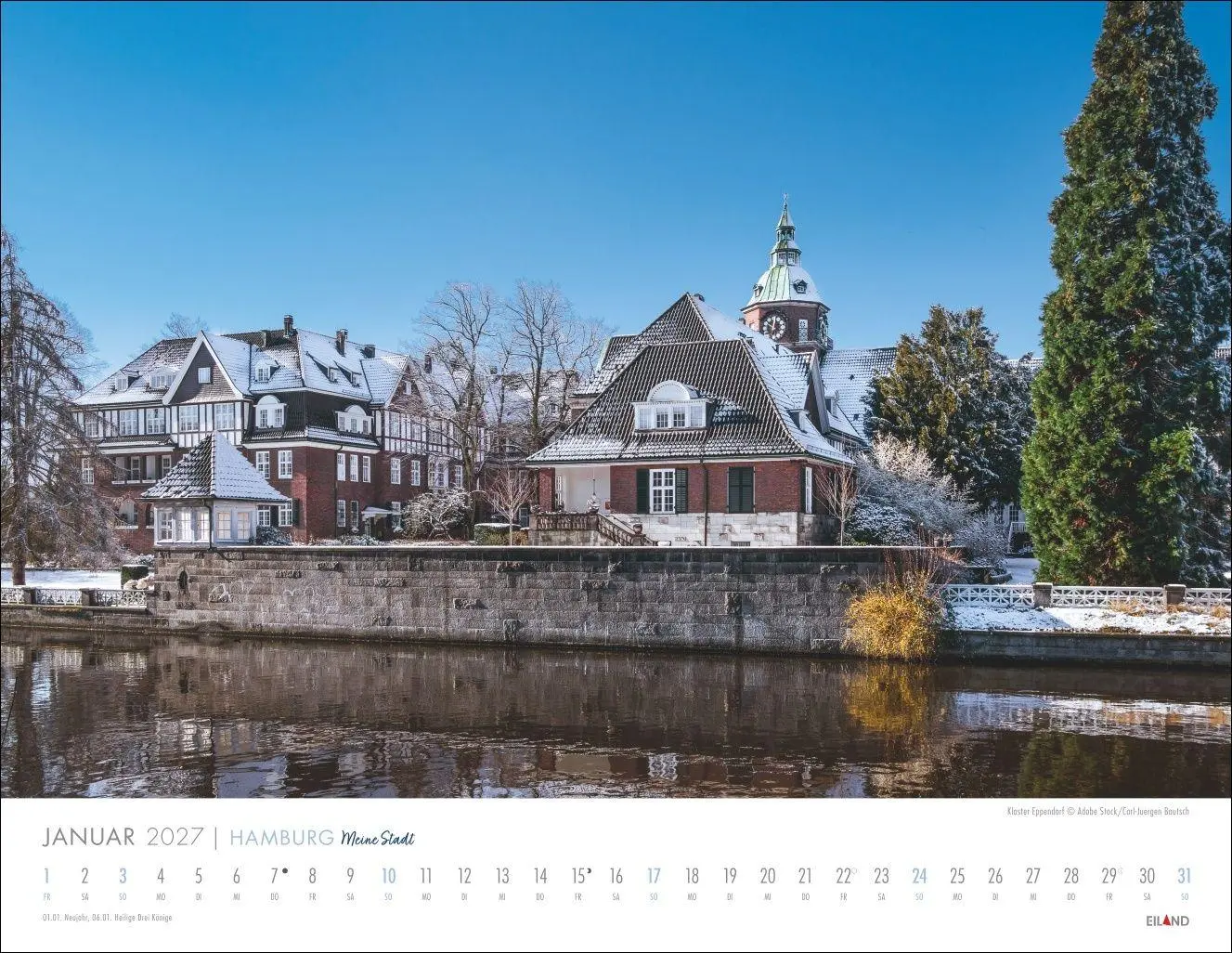 Bild: 9783964024473 | Hamburg - Meine Stadt Kalender 2027 | Eiland | Kalender | 13 S. | 2027