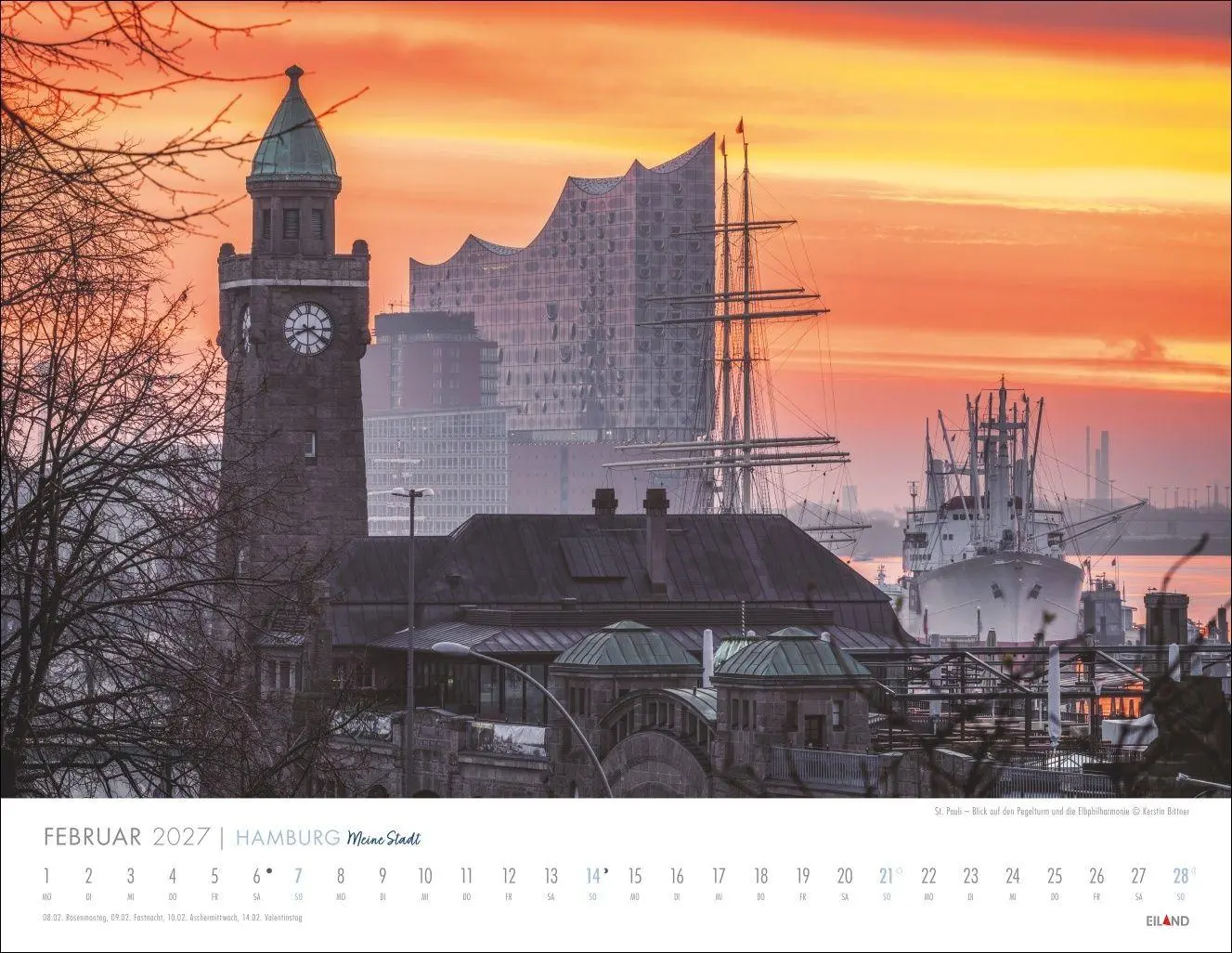 Bild: 9783964024473 | Hamburg - Meine Stadt Kalender 2027 | Eiland | Kalender | 13 S. | 2027