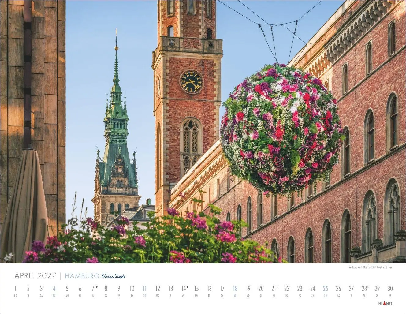 Bild: 9783964024473 | Hamburg - Meine Stadt Kalender 2027 | Eiland | Kalender | 13 S. | 2027