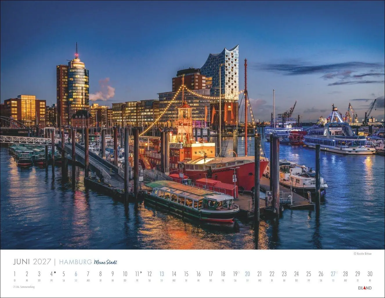 Bild: 9783964024473 | Hamburg - Meine Stadt Kalender 2027 | Eiland | Kalender | 13 S. | 2027