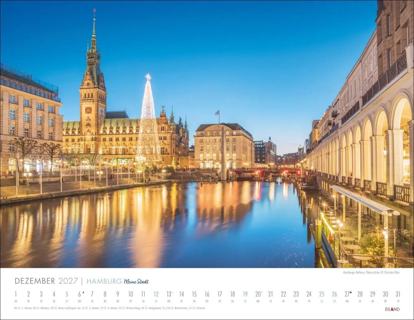 Bild: 9783964024473 | Hamburg - Meine Stadt Kalender 2027 | Eiland | Kalender | 13 S. | 2027