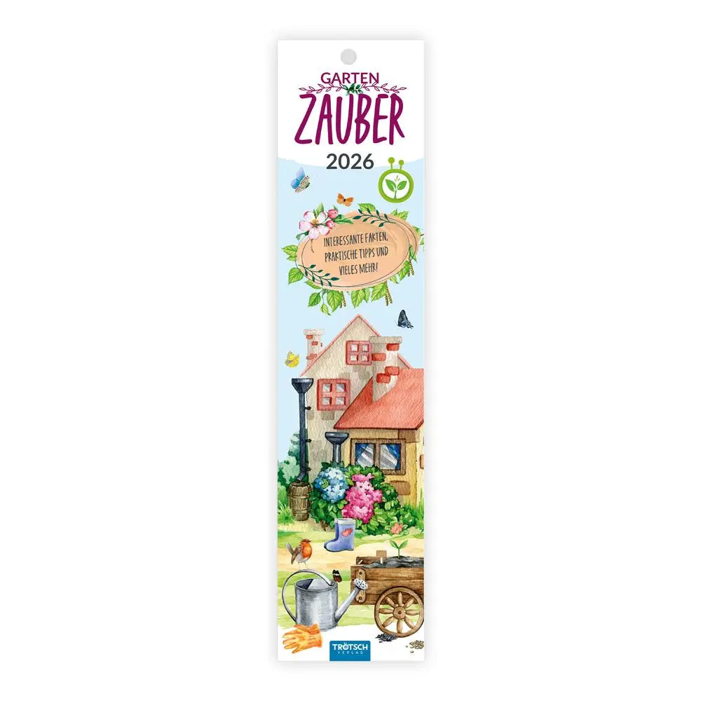 Cover: 9783988024473 | Trötsch Streifenkalender Mini Gartenzauber 2026 | KG | Kalender | XXIV