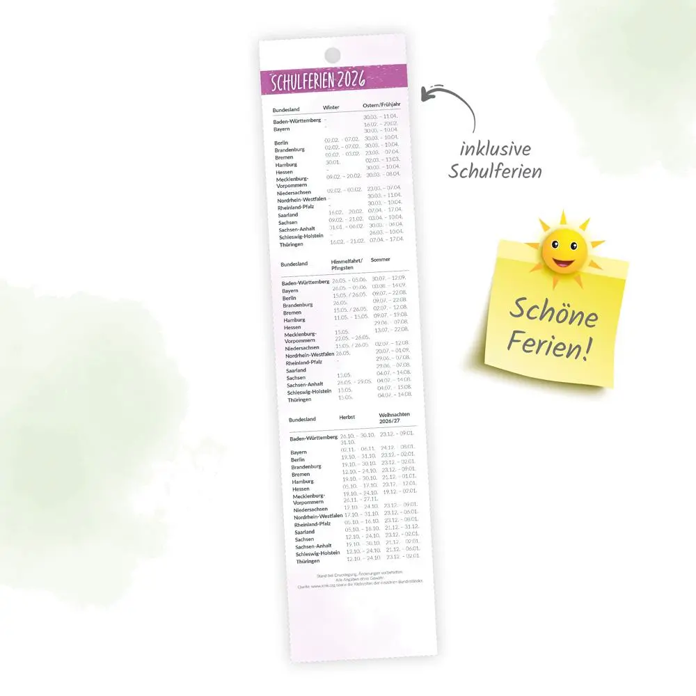 Bild: 9783988024473 | Trötsch Streifenkalender Mini Gartenzauber 2026 | KG | Kalender | XXIV