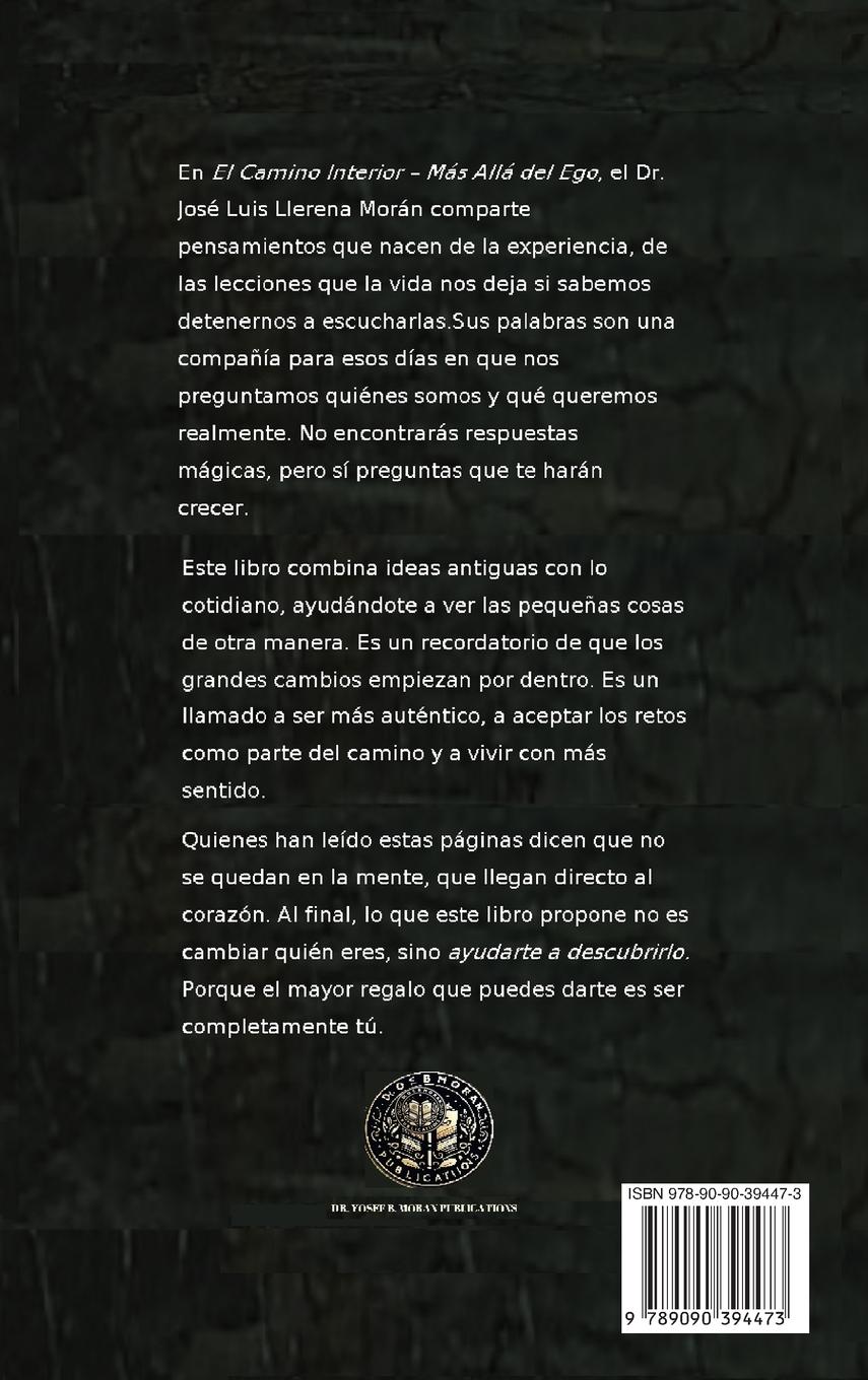 Rückseite: 9789090394473 | El Camino Interior - Más Allá del Ego | José Luis Llerena Morán | Buch