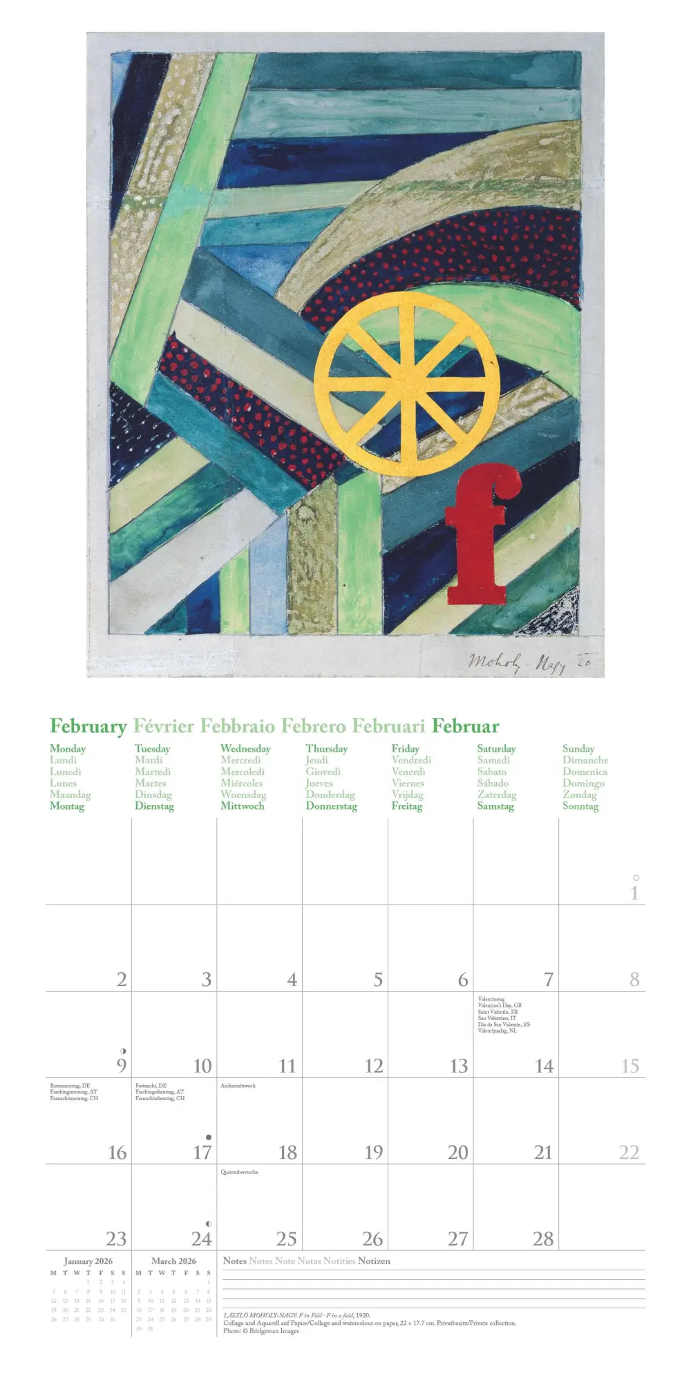 Bild: 4069095004573 | N NEUMANNVERLAGE - Bauhaus 2026 Broschürenkalender, 30x30cm,...