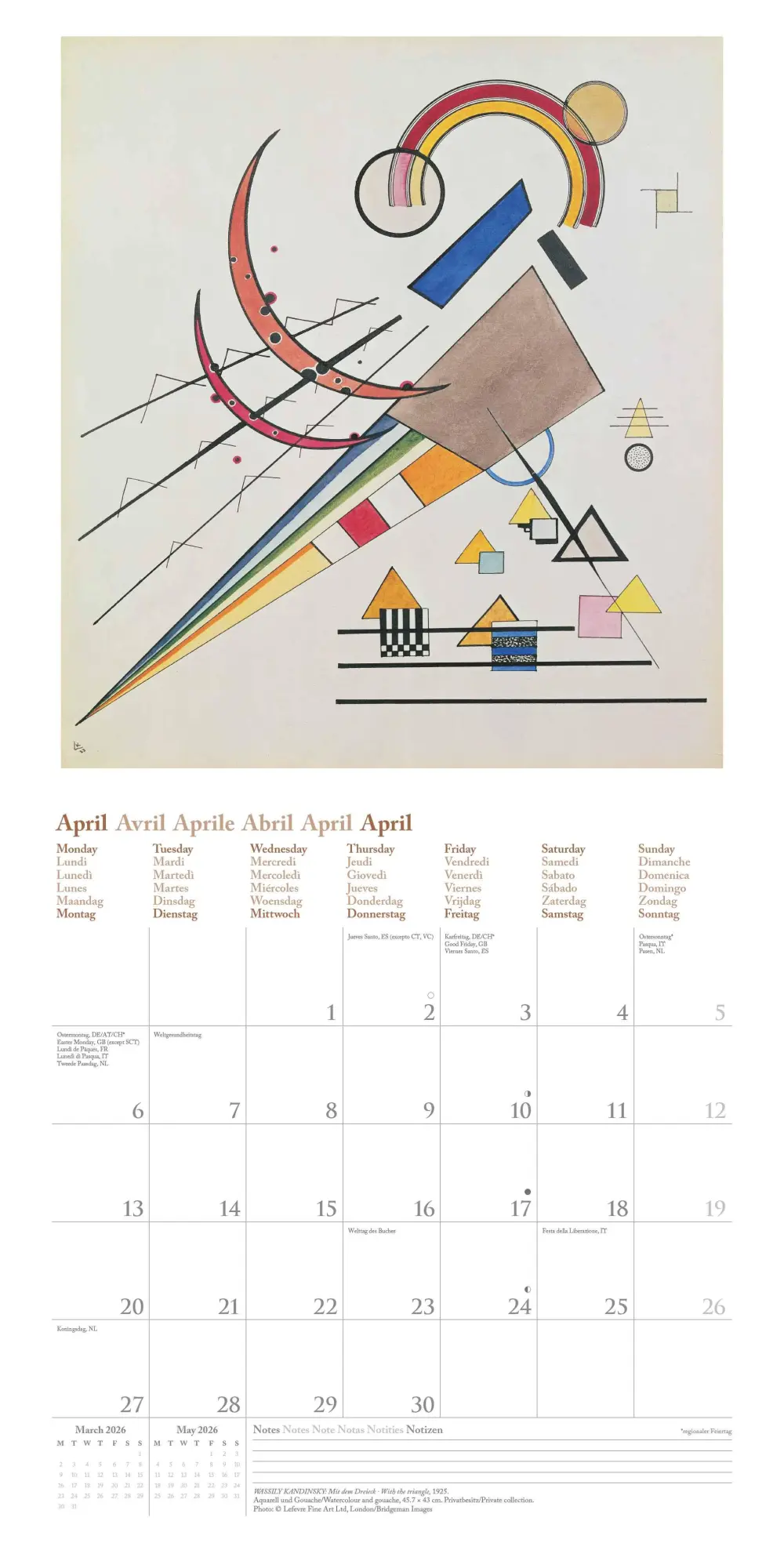 Bild: 4069095004573 | N NEUMANNVERLAGE - Bauhaus 2026 Broschürenkalender, 30x30cm,...