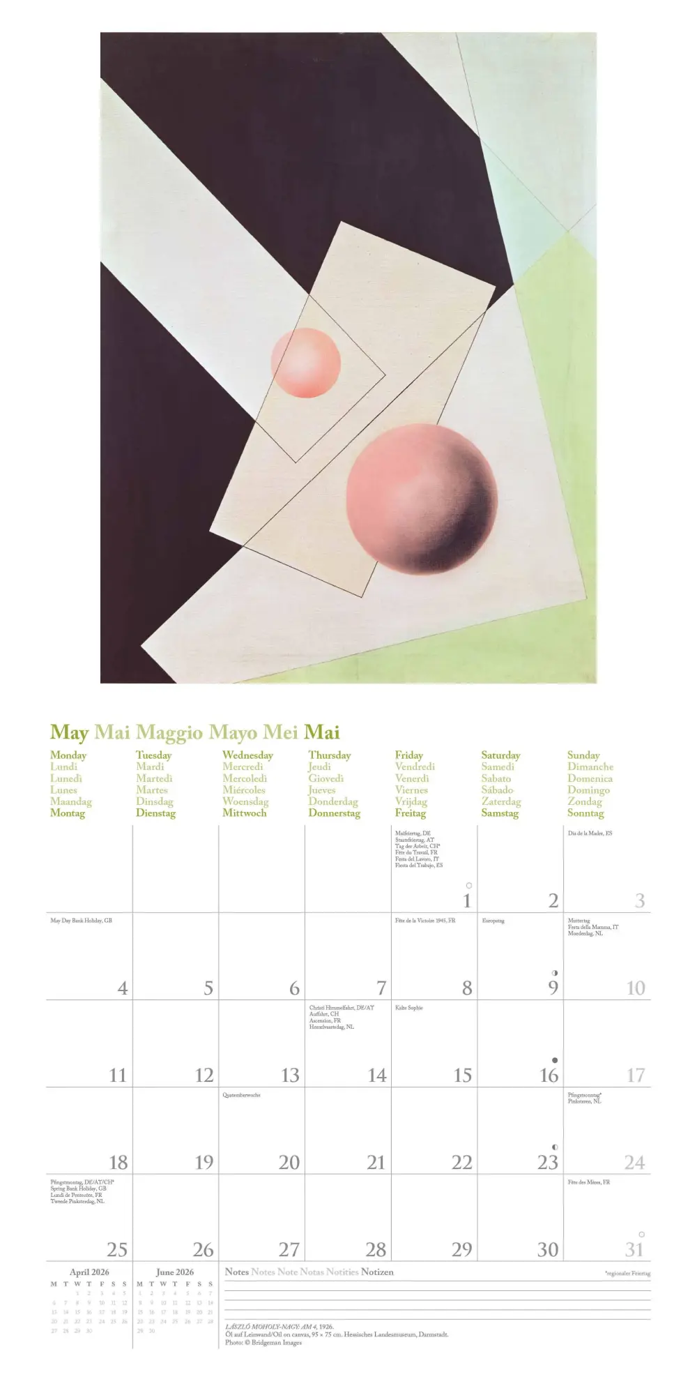 Bild: 4069095004573 | N NEUMANNVERLAGE - Bauhaus 2026 Broschürenkalender, 30x30cm,...