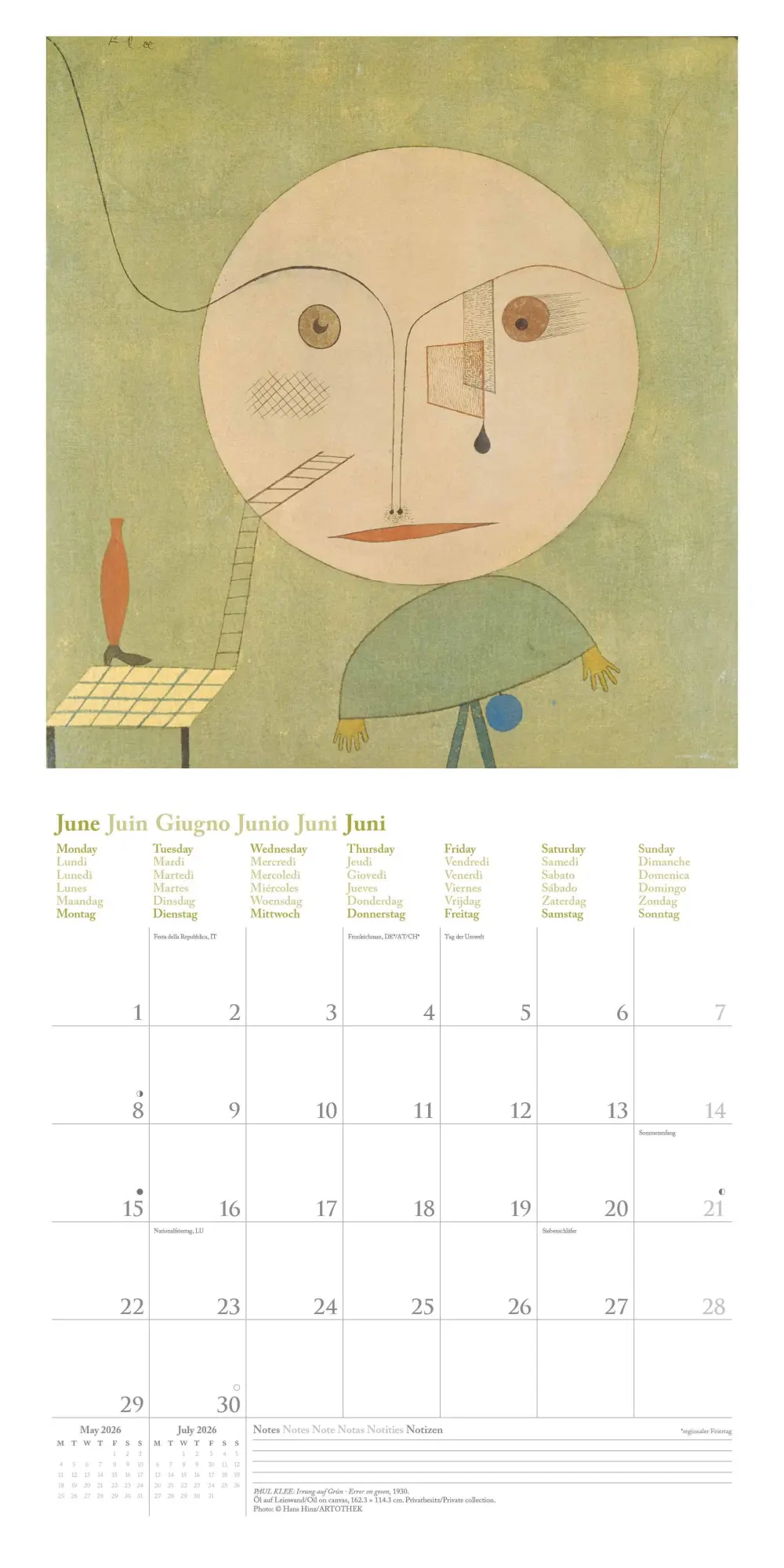 Bild: 4069095004573 | N NEUMANNVERLAGE - Bauhaus 2026 Broschürenkalender, 30x30cm,...