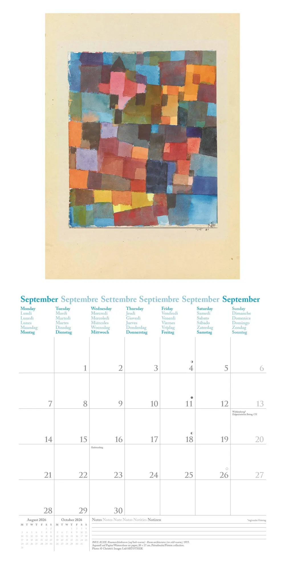Bild: 4069095004573 | N NEUMANNVERLAGE - Bauhaus 2026 Broschürenkalender, 30x30cm,...