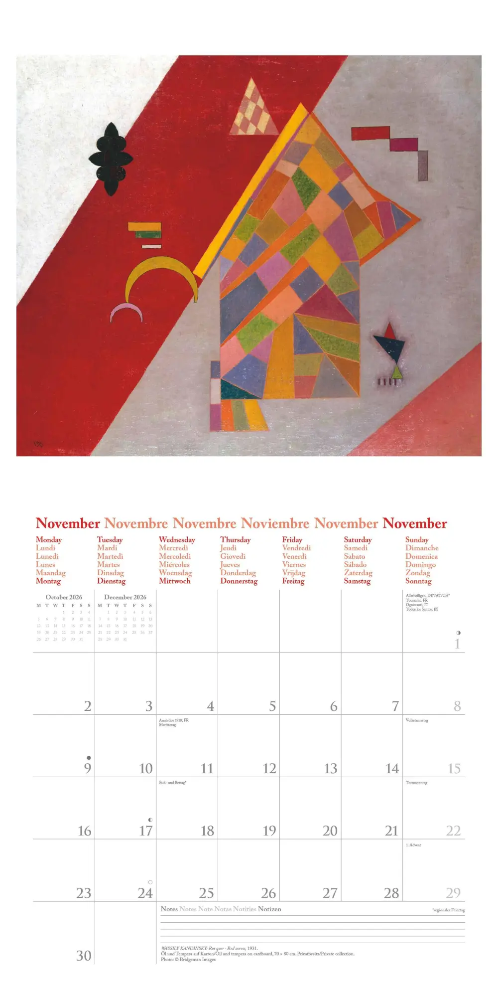 Bild: 4069095004573 | N NEUMANNVERLAGE - Bauhaus 2026 Broschürenkalender, 30x30cm,...
