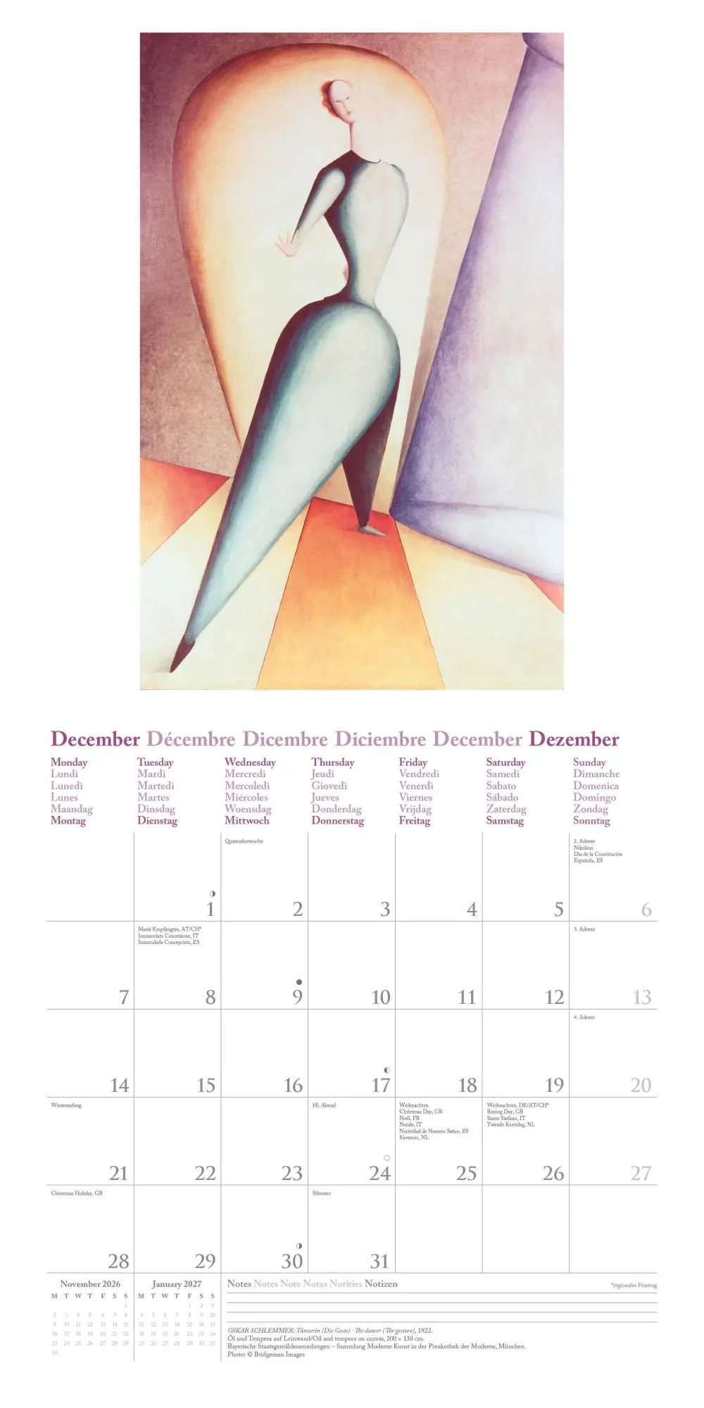 Bild: 4069095004573 | N NEUMANNVERLAGE - Bauhaus 2026 Broschürenkalender, 30x30cm,...
