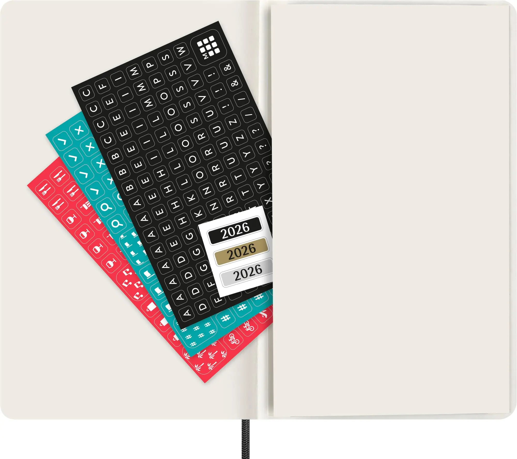 Bild: 8056999274573 | Moleskine 12 Monate Tagesnotizkalender 2026, L/A5, 1 Tag = 1 Seite,...
