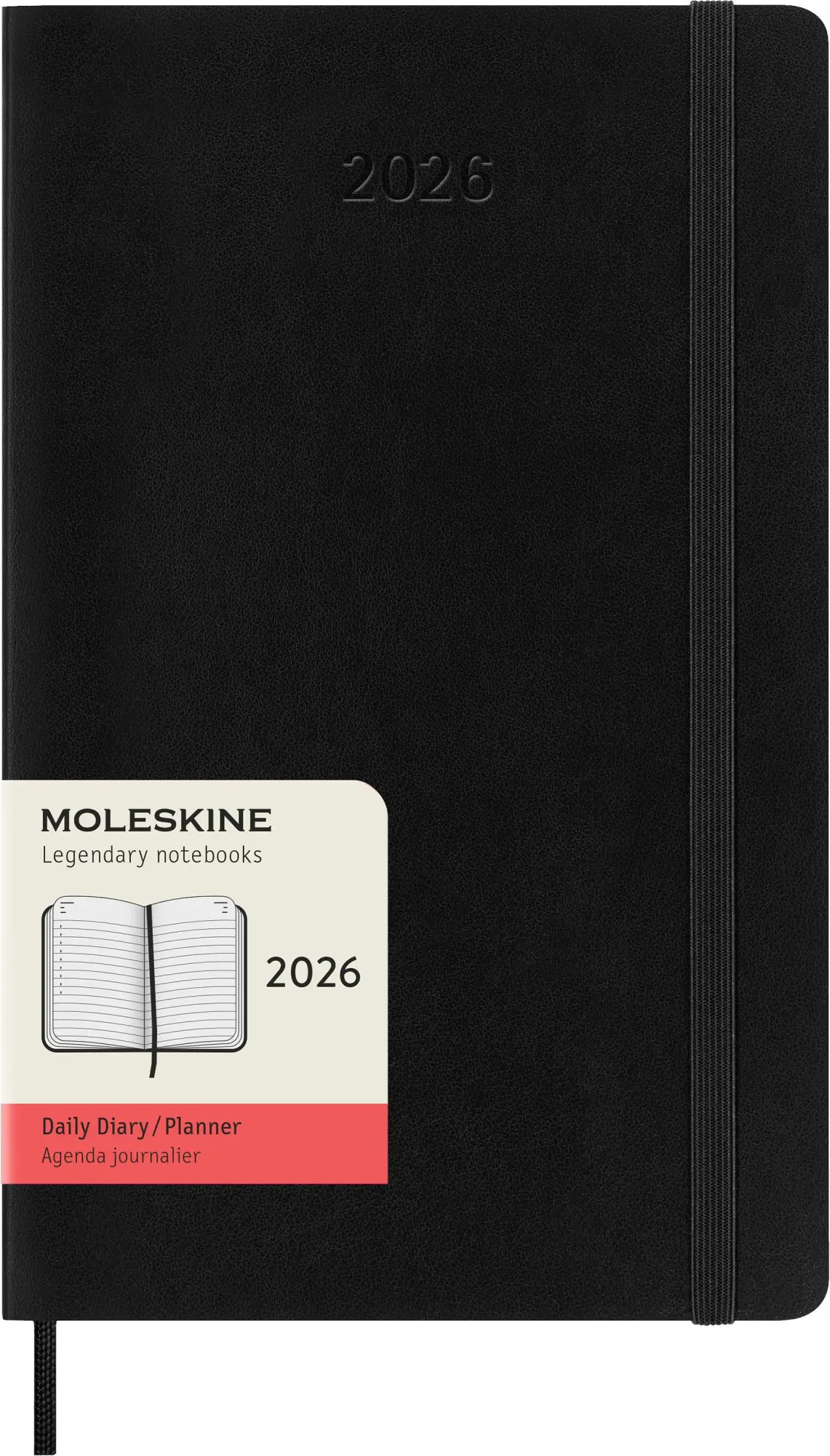 Bild: 8056999274573 | Moleskine 12 Monate Tagesnotizkalender 2026, L/A5, 1 Tag = 1 Seite,...