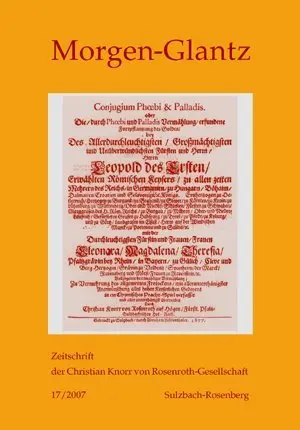 Cover: 9783039114573 | Morgen-Glantz 17/2007 | Rosmarie Zeller | Taschenbuch | Deutsch