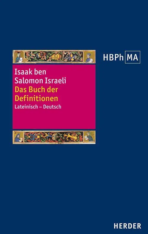 Cover: 9783451024573 | Liber de definitionibus. Das Buch der Definitionen | Israeli | Buch