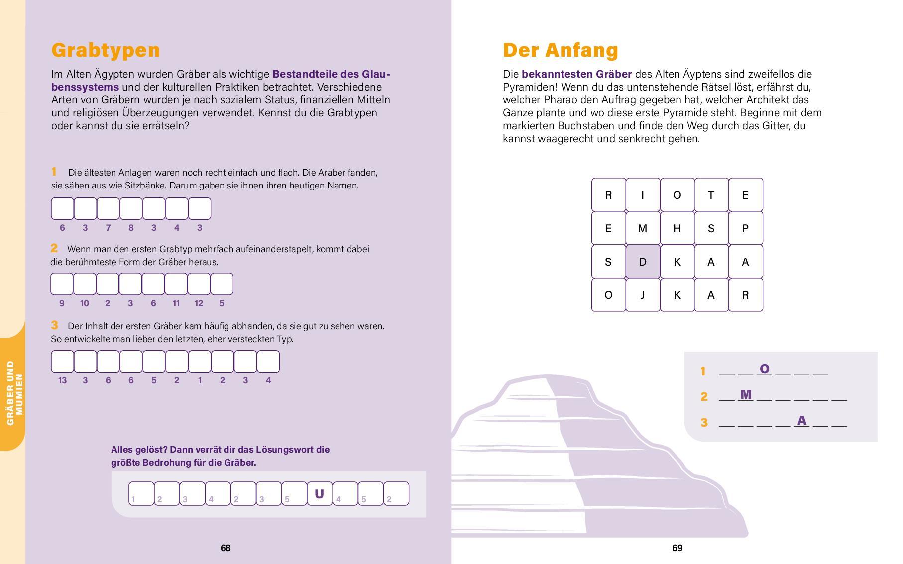 Bild: 9783961284573 | Das Alte Ägypten I Wissen in Rätseln | Frauke Sonnabend | Taschenbuch