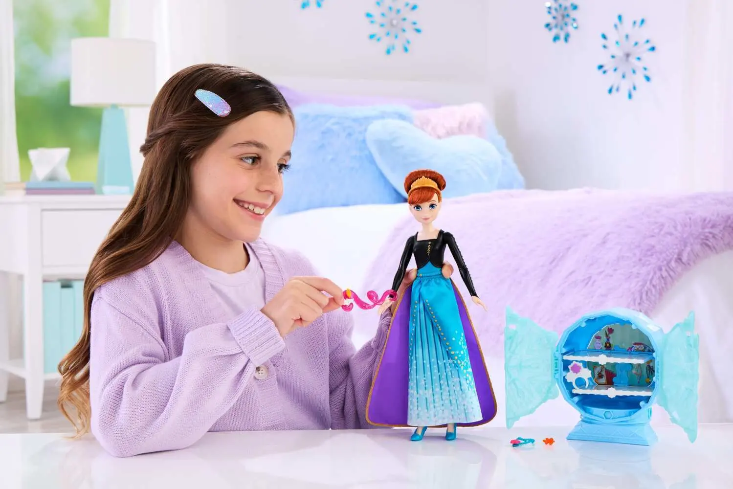 Bild: 194735344673 | Disney Die Eiskönigin Juwel Reveal Anna Puppe | Karton | JJY37 | 2026