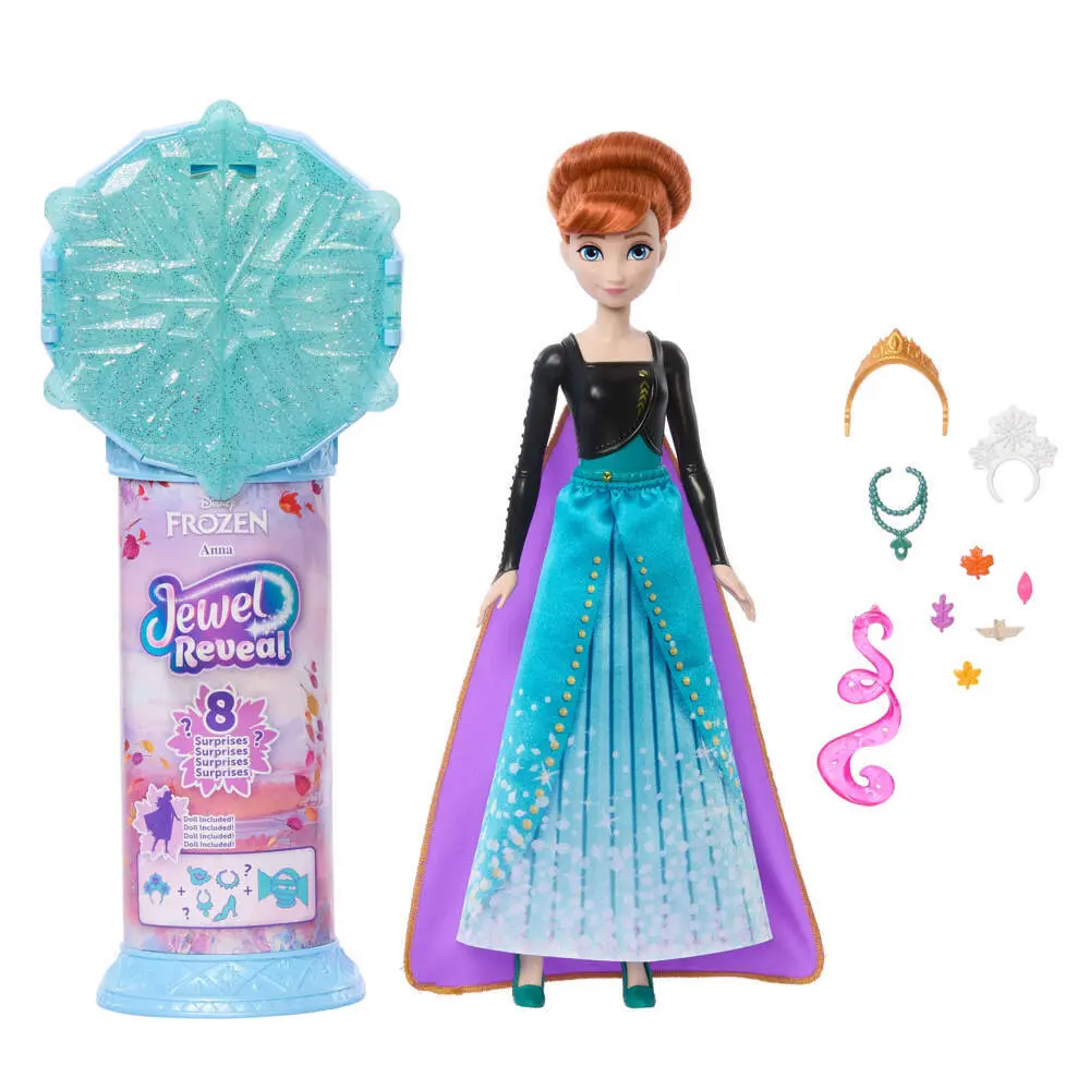 Bild: 194735344673 | Disney Die Eiskönigin Juwel Reveal Anna Puppe | Karton | JJY37 | 2026