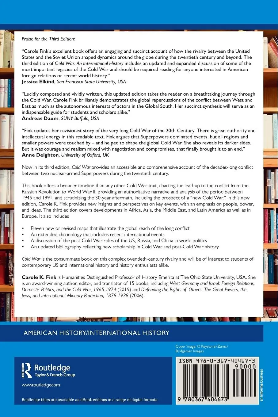 Rückseite: 9780367404673 | Cold War | An International History | Carole K. Fink | Taschenbuch
