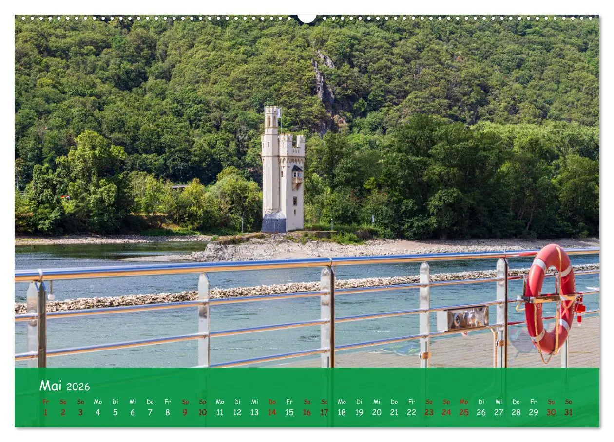 Bild: 9783457504673 | Eine Kreuzfahrt auf dem Rhein (Wandkalender 2026 DIN A2 quer),...