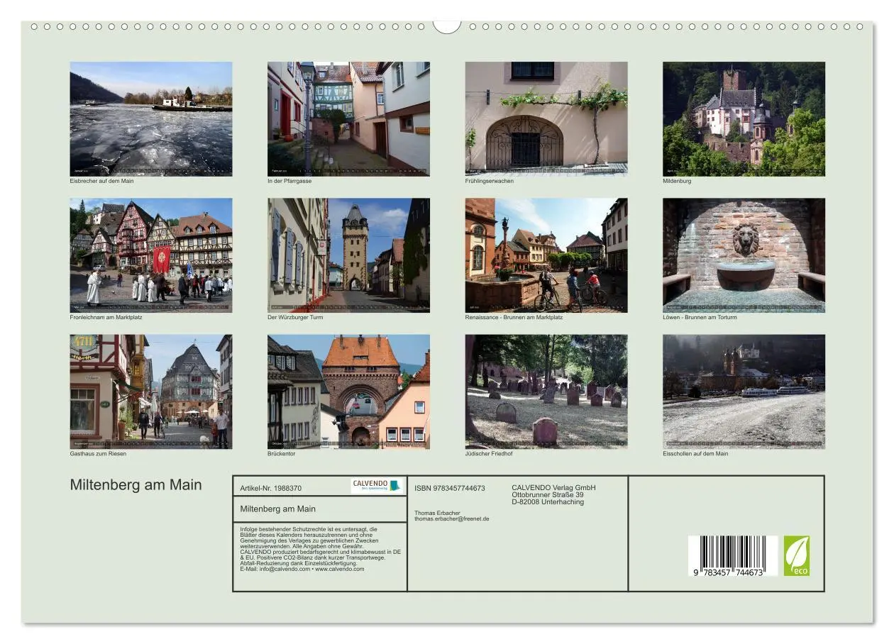 Bild: 9783457744673 | Miltenberg am Main (hochwertiger Premium Wandkalender 2026 DIN A2...