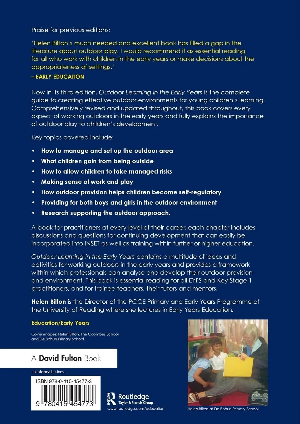 Rückseite: 9780415454773 | Outdoor Learning in the Early Years | Management and Innovation | Buch