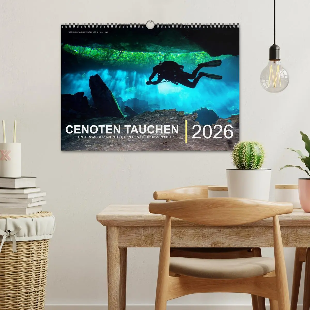 Bild: 9783457664773 | Cenoten Tauchen (Wandkalender 2026 DIN A3 quer), CALVENDO...
