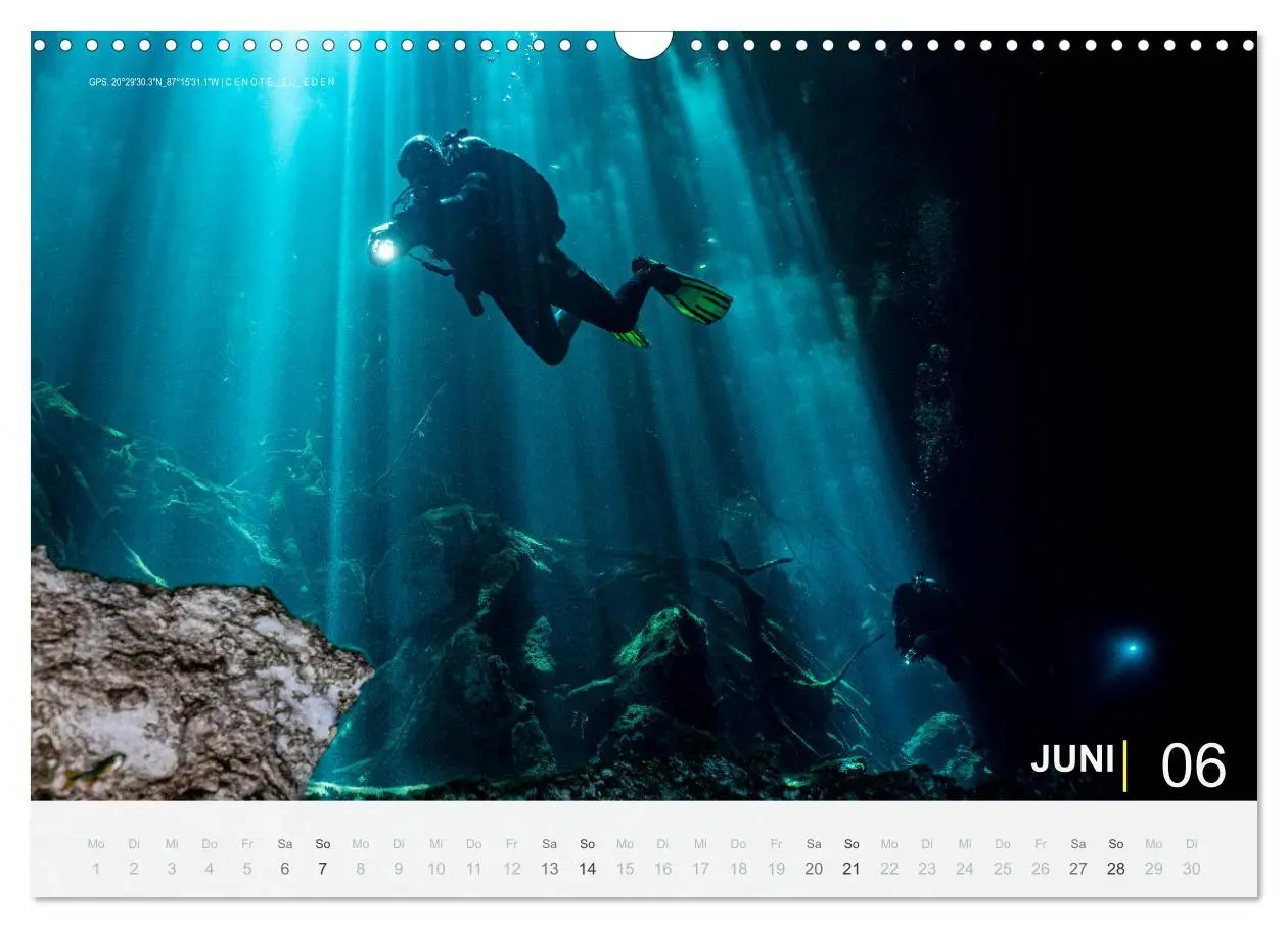 Bild: 9783457664773 | Cenoten Tauchen (Wandkalender 2026 DIN A3 quer), CALVENDO...