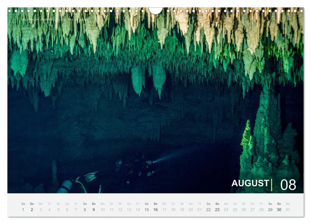 Bild: 9783457664773 | Cenoten Tauchen (Wandkalender 2026 DIN A3 quer), CALVENDO...