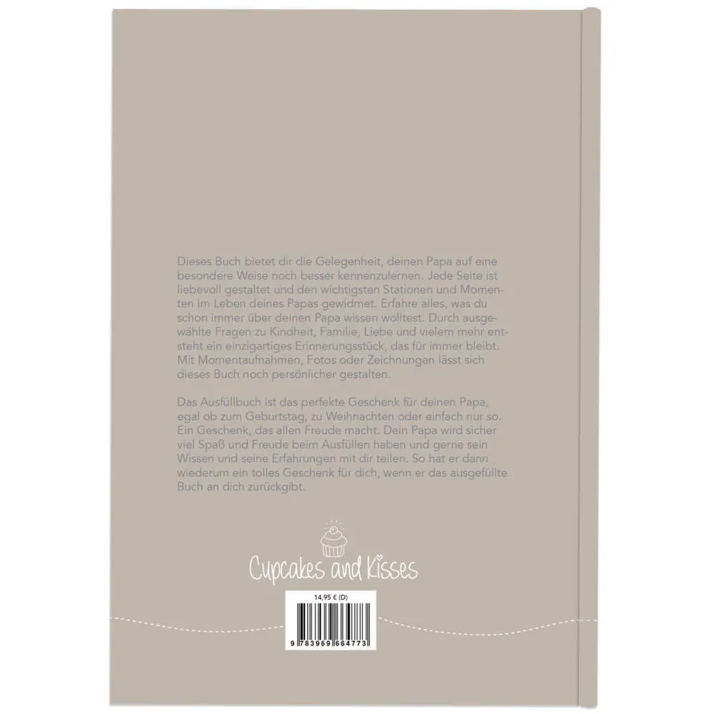 Bild: 9783969664773 | Papa, was kannst du mir von dir erzählen? | Cupcakes &amp; Kisses | Buch