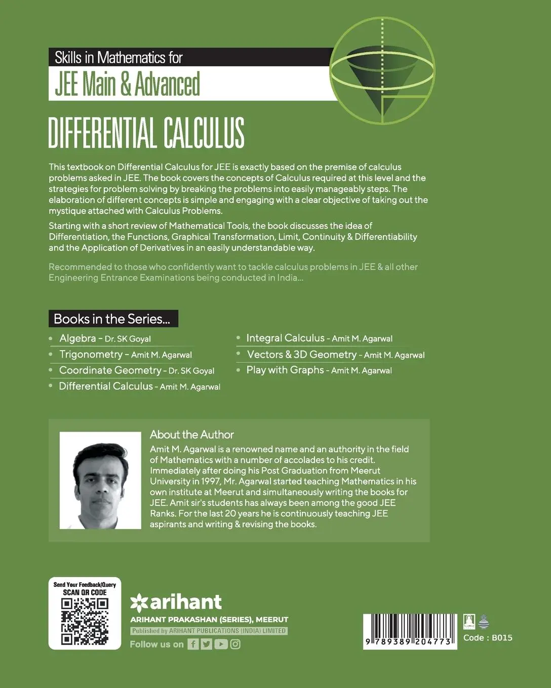 Rückseite: 9789389204773 | Skills in Mathematics - Differential Calculus for JEE Main and...