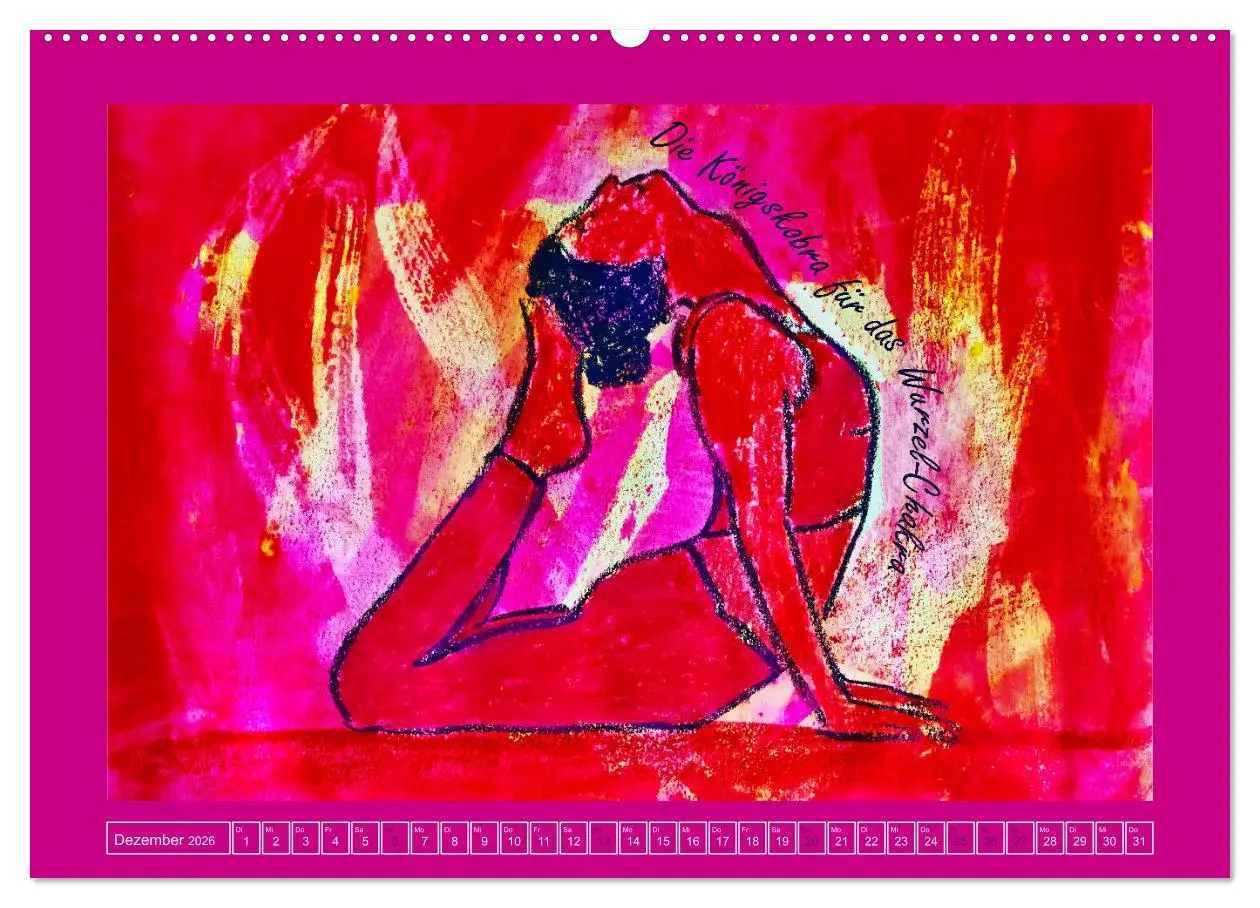 Bild: 9783457724873 | Farbige Yoga Kraftwelt - Yoga Asanas für die Chakren (hochwertiger...