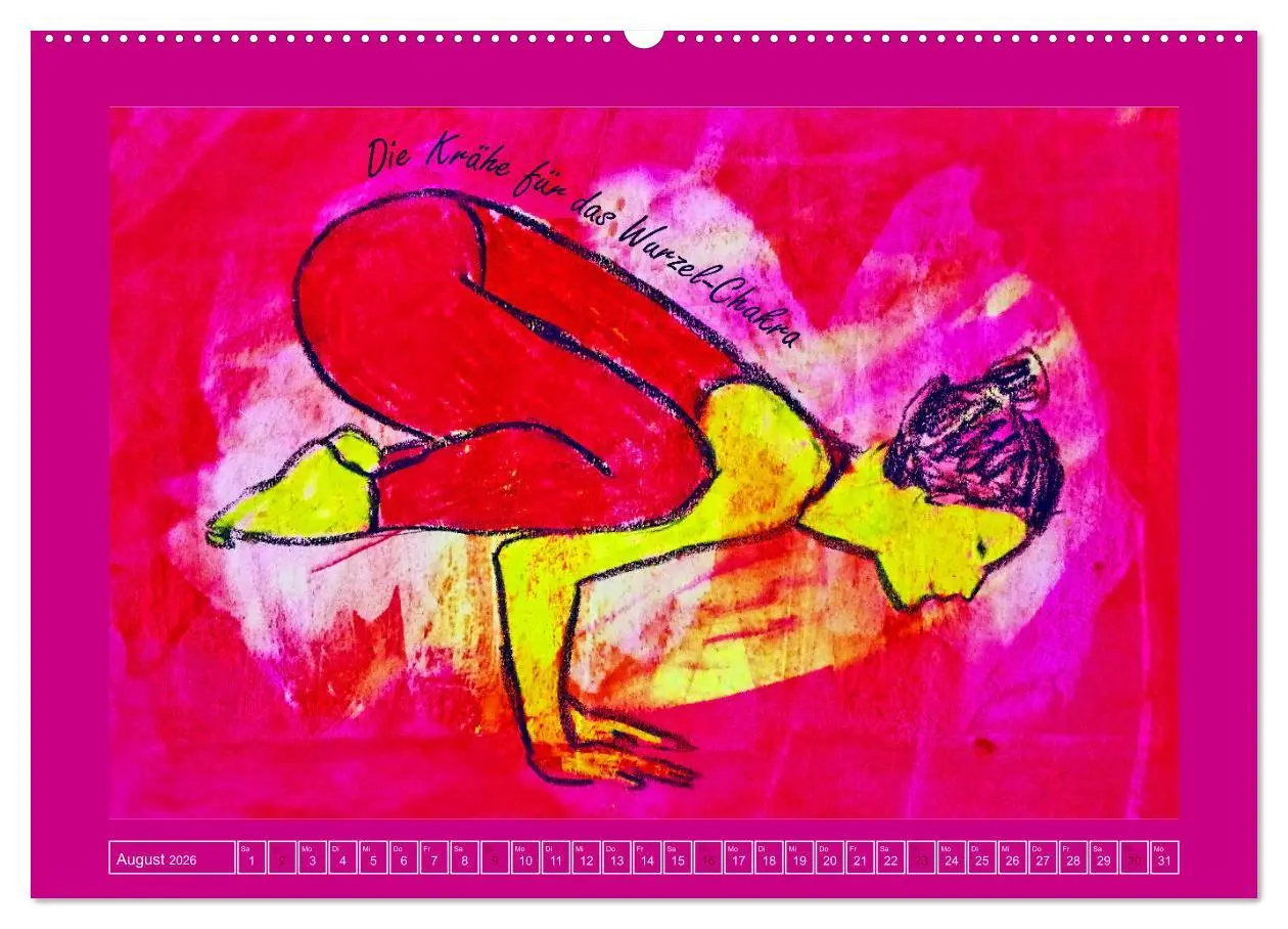 Bild: 9783457724873 | Farbige Yoga Kraftwelt - Yoga Asanas für die Chakren (hochwertiger...