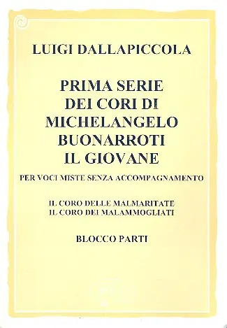 Cover: 9788850704873 | Prima Serie Dei Cori Di Michelangelo Buonarroti | Il Giovane | Buch