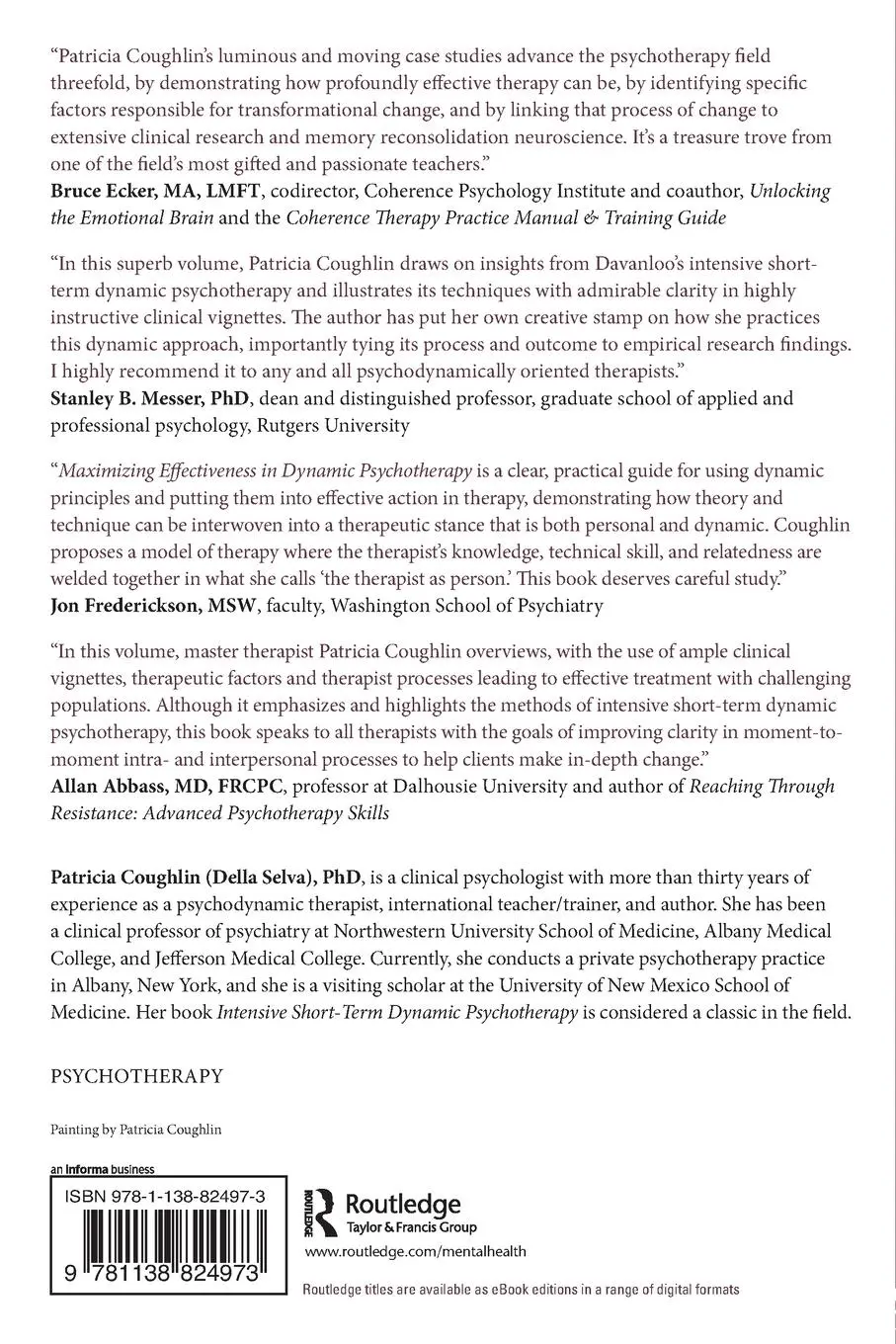 Rückseite: 9781138824973 | Maximizing Effectiveness in Dynamic Psychotherapy | Patricia Coughlin