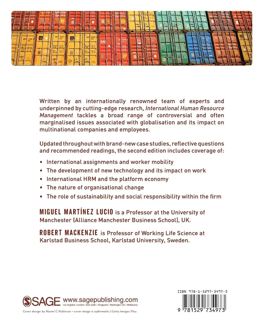 Rückseite: 9781529734973 | International Human Resource Management | Lucio (u. a.) | Taschenbuch