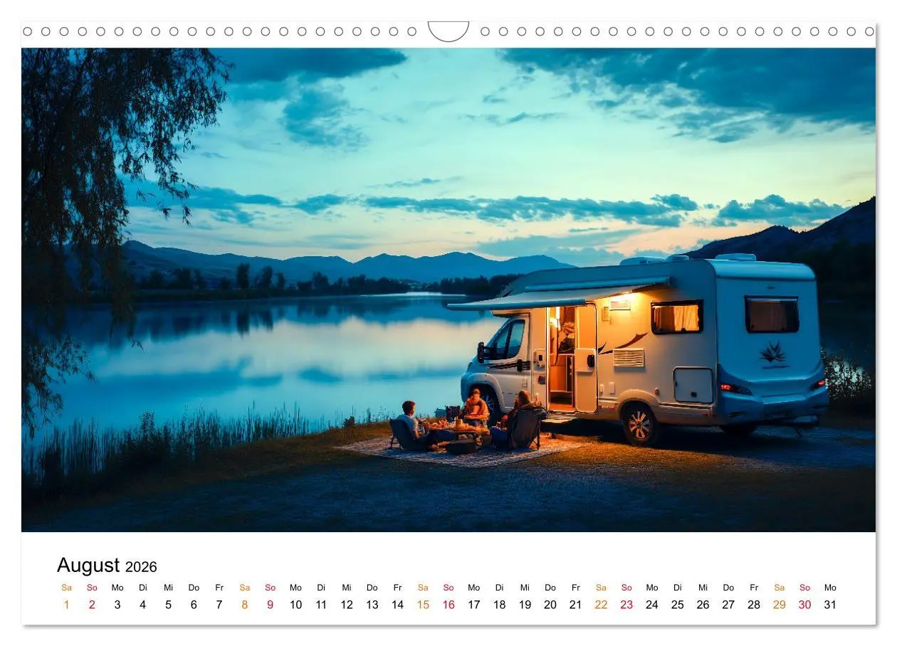 Bild: 9783457334973 | Wohnmobil grenzenlos (Wandkalender 2026 DIN A3 quer), CALVENDO...