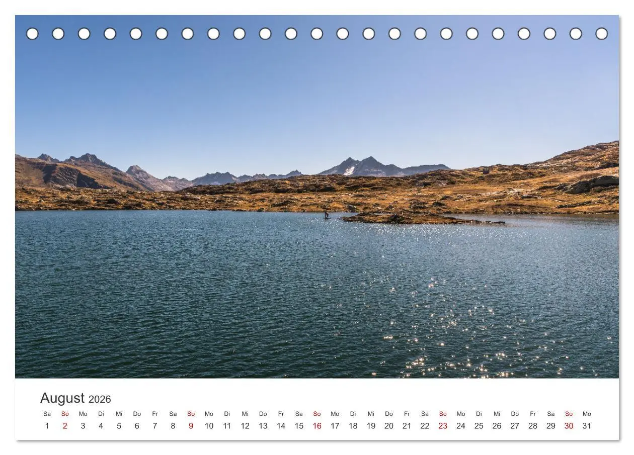 Bild: 9783457404973 | Schweizer Alpenpässe (Tischkalender 2026 DIN A5 quer), CALVENDO...