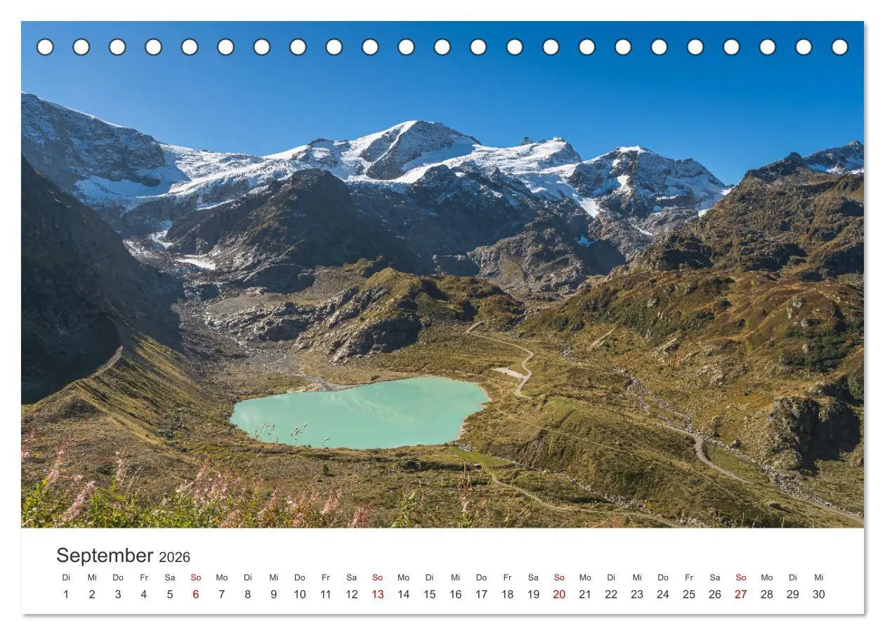 Bild: 9783457404973 | Schweizer Alpenpässe (Tischkalender 2026 DIN A5 quer), CALVENDO...