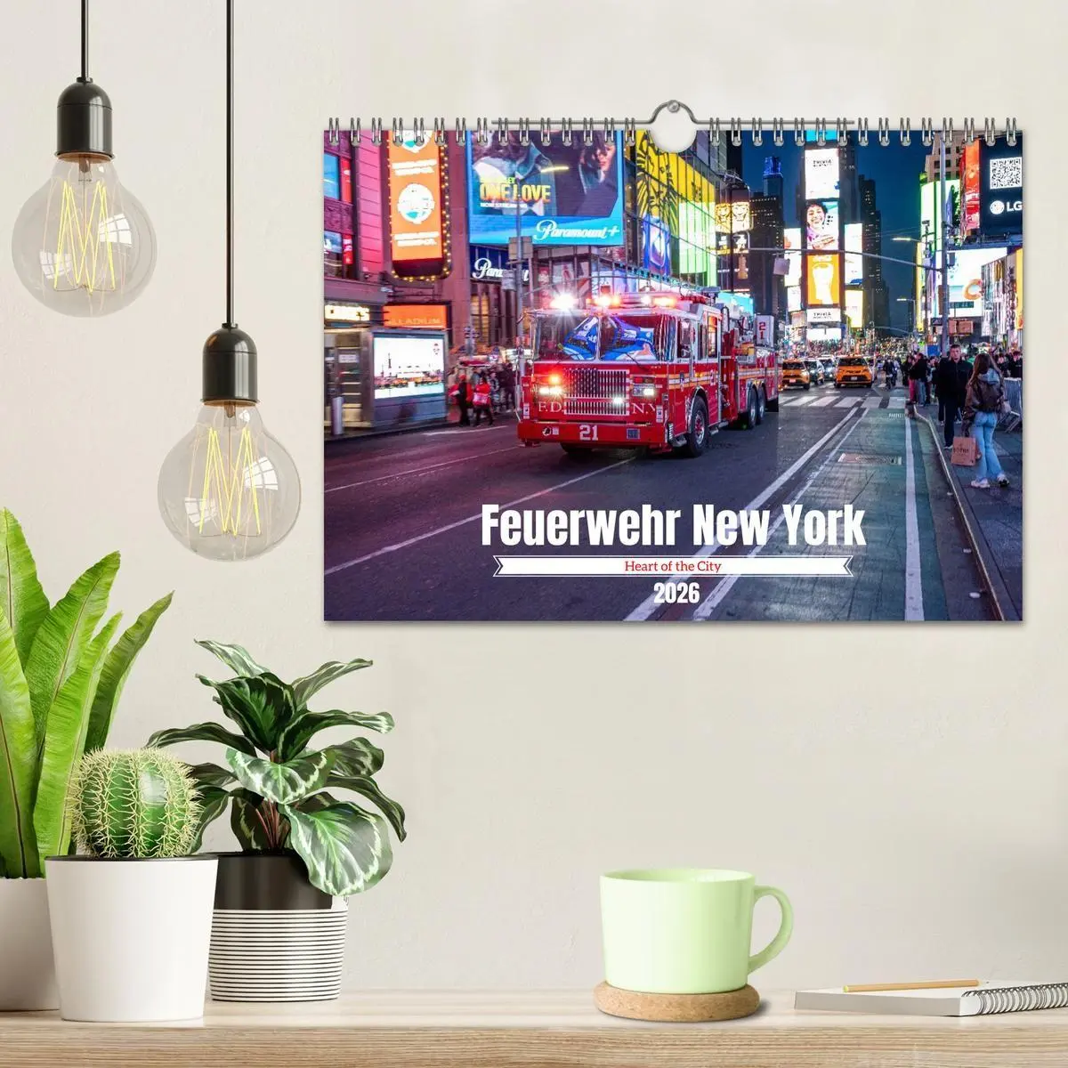 Bild: 9783516734973 | Feuerwehr New York - Heart of the City (Wandkalender 2026 DIN A4...