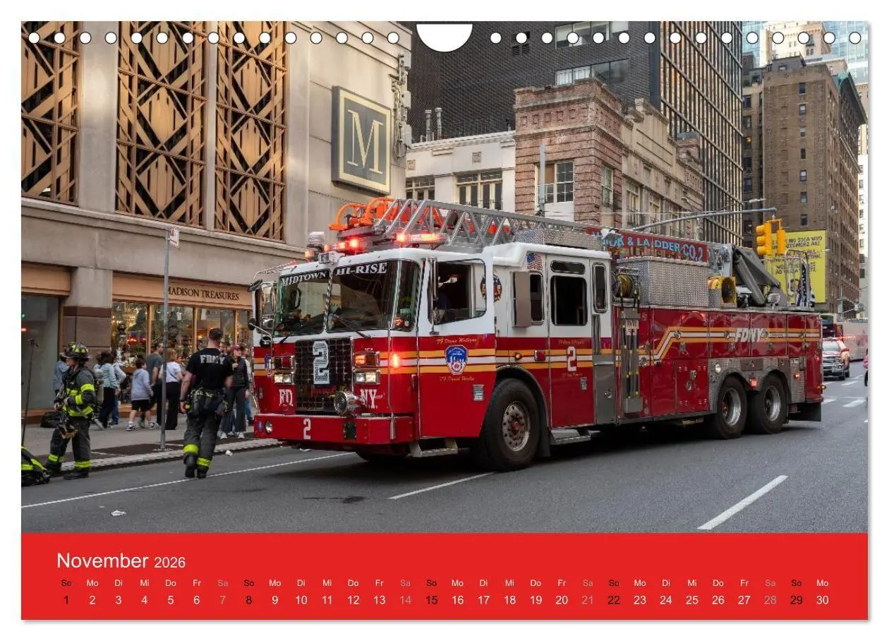 Bild: 9783516734973 | Feuerwehr New York - Heart of the City (Wandkalender 2026 DIN A4...