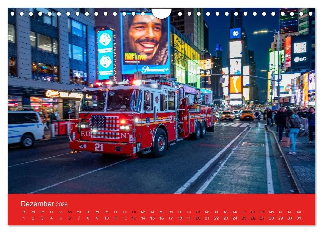 Bild: 9783516734973 | Feuerwehr New York - Heart of the City (Wandkalender 2026 DIN A4...