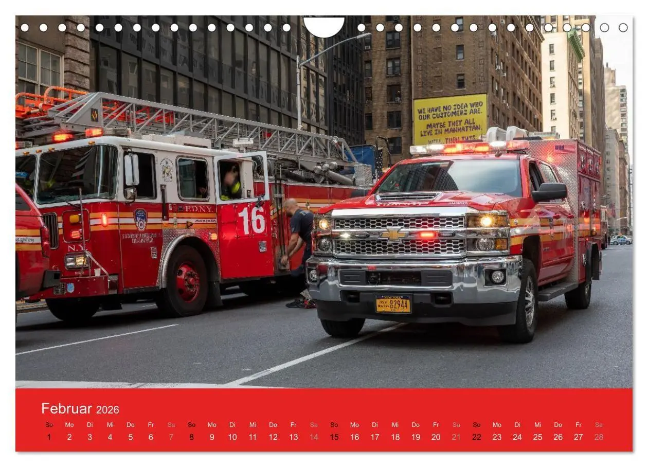 Bild: 9783516734973 | Feuerwehr New York - Heart of the City (Wandkalender 2026 DIN A4...