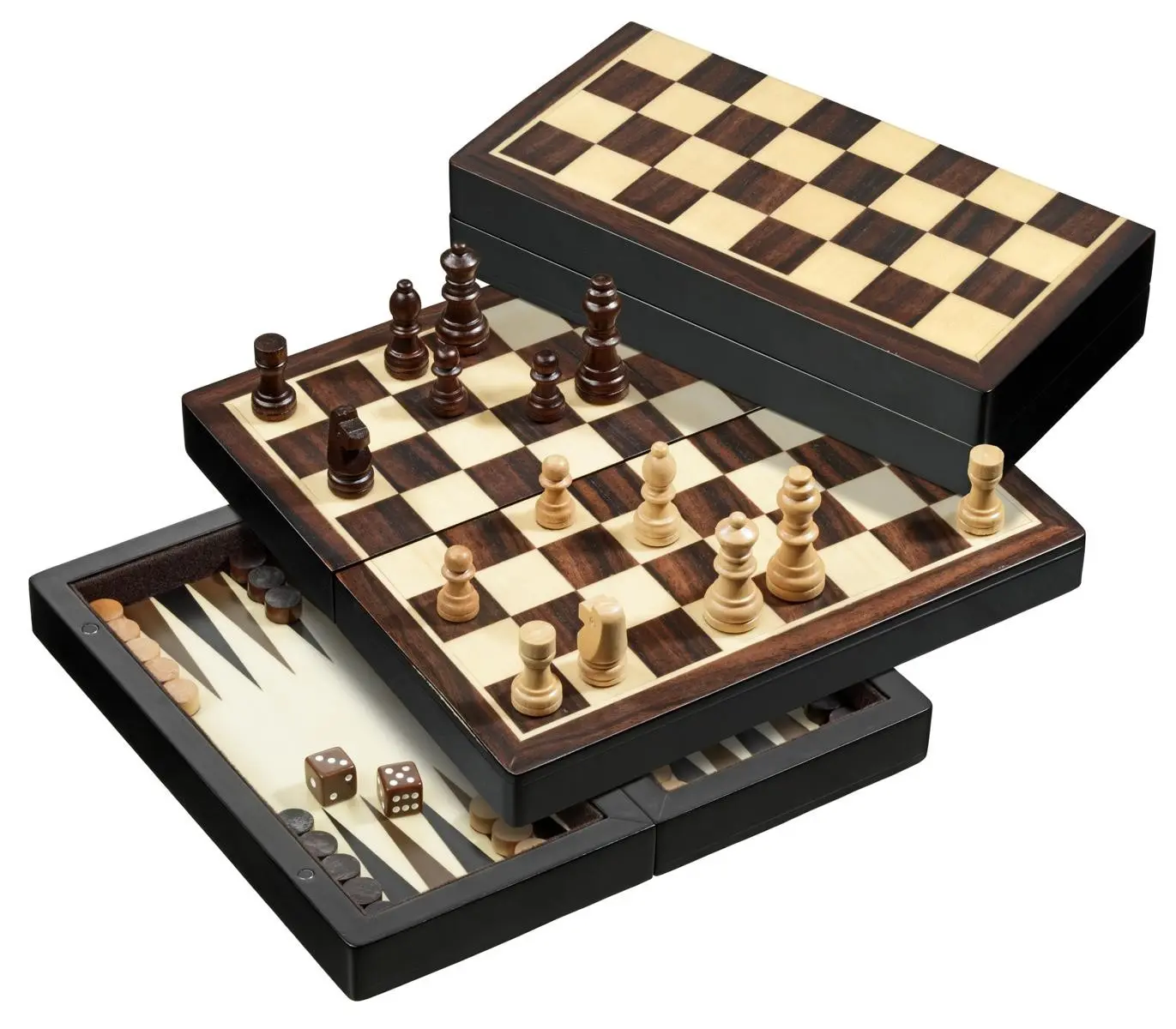 Cover: 4014156025073 | Philos 2507 - Reise-Schach-Backgammon-Dame-Set | 25071 | Deutsch