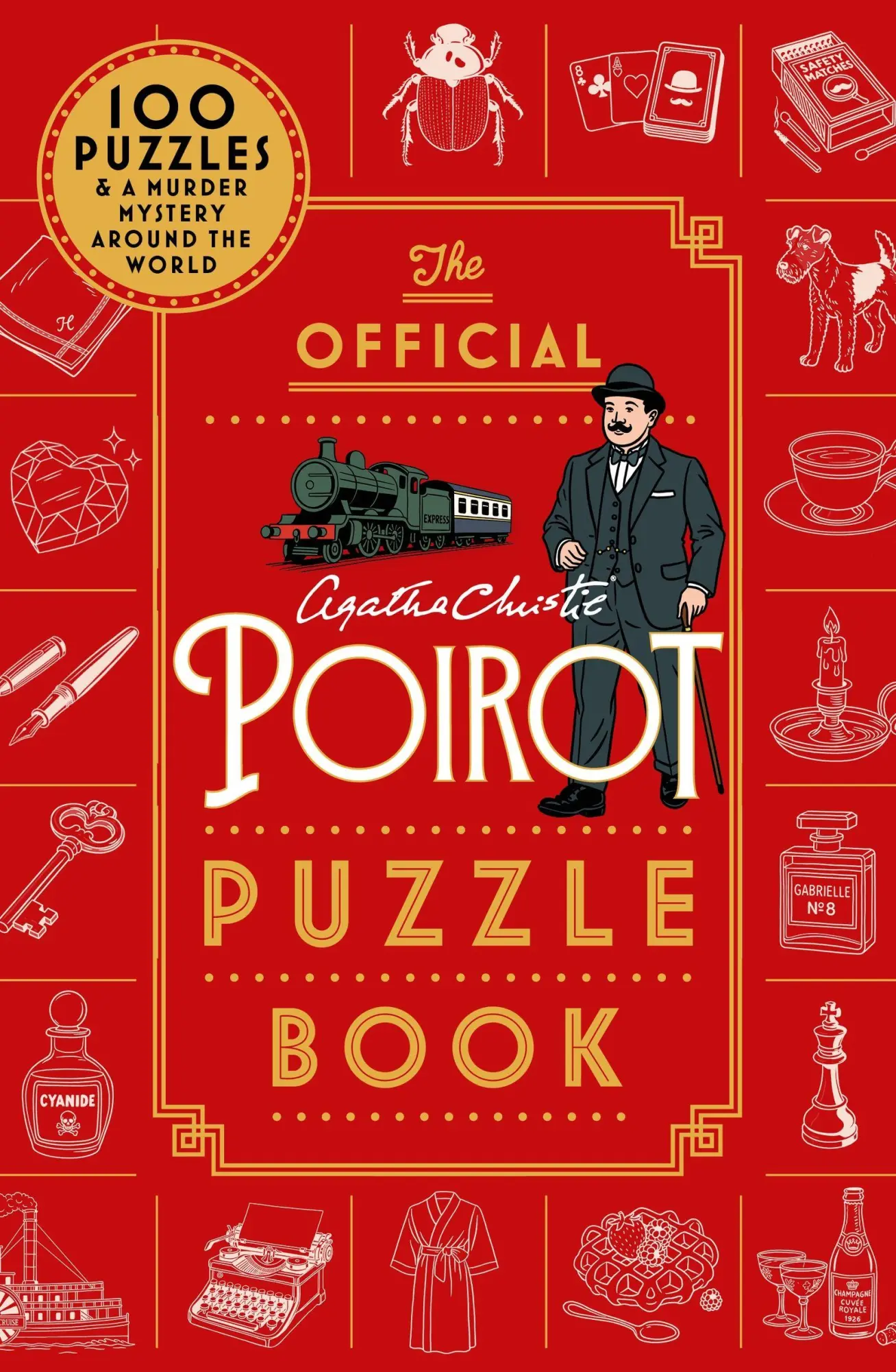 Cover: 9781399635073 | The Official Poirot Puzzle Book | Agatha Christie Agatha Christie Ltd