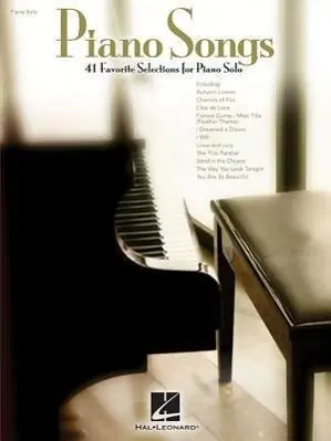 Cover: 9781458415073 | Piano Songs | 41 Favorite Selections for Piano Solo | Hal Leonard Corp